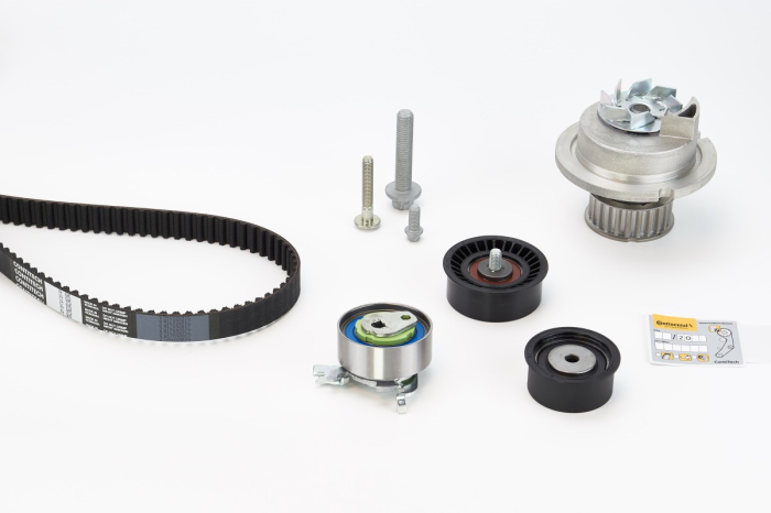 Set distributie potrivit OPEL ASTRA G, VECTRA B, ZAFIRA A 1.8 1998-2005 (curea + intinzator + pompa apa) [2]
