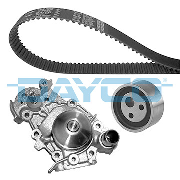 Set distributie (curea + intinzator + Pompa apa) potrivit RENAULT CLIO I, CLIO II, CLIO II HATCHBACK, KANGOO, KANGOO EXPRESS, MEGANE SCENIC, TWINGO I 1.2 1.2LPG 1.6 01.96-