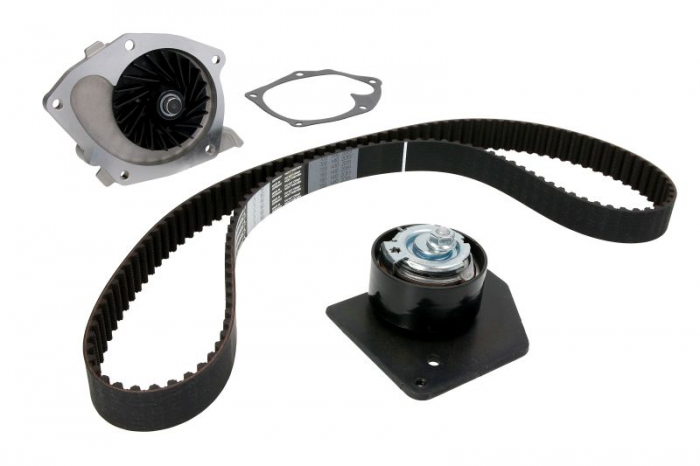 Set distributie (curea + intinzator + Pompa apa) potrivit RENAULT GRAND SCENIC III, MEGANE, MEGANE III, SCENIC III; SUZUKI GRAND VITARA II 1.9D 10.05-09.16