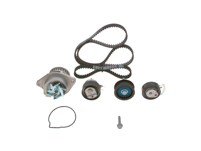 Set distributie potrivit SEAT ALTEA XL, AROSA, IBIZA IV, IBIZA IV SC, IBIZA IV ST, LEON, TOLEDO II; SKODA FABIA I 1.4/1.4LPG/1.6 1997-2015 (curea + intinzator + pompa apa) [2]