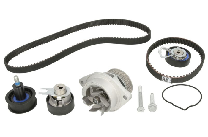 Set distributie potrivit SEAT ALTEA XL, IBIZA IV, IBIZA IV SC, IBIZA IV ST, LEON, TOLEDO II; SKODA FABIA I, FABIA II, OCTAVIA I 1.4/1.4LPG/1.6 1997-2015 (curea + intinzator + pompa apa) [2]