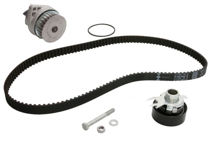 Set distributie (curea + intinzator + Pompa apa) potrivit SEAT AROSA, CORDOBA, CORDOBA VARIO, IBIZA II, INCA; VW CADDY II, CADDY II/MINIVAN, GOLF III, POLO 1.3/1.4/1.7D 10.91-06.04 [2]