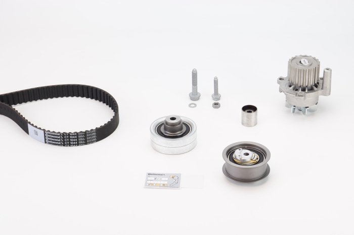 Set distributie potrivit SEAT IBIZA III; SKODA FABIA I, FABIA I PRAKTIK; VW POLO IV 1.9D 1999-2012 (curea + intinzator + pompa apa) [2]