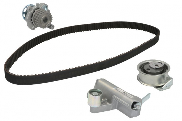 Set distributie (curea + intinzator + Pompa apa) potrivit SEAT IBIZA III; VW POLO 1.8 12.03-11.09