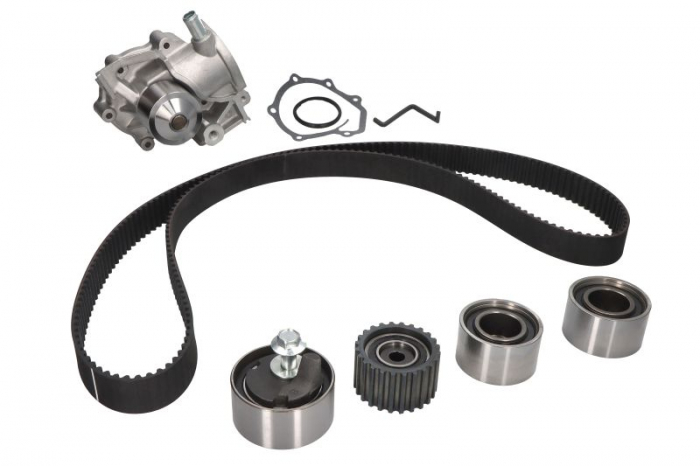 Set distributie (curea + intinzator + Pompa apa) potrivit SUBARU FORESTER, IMPREZA, LEGACY I, LEGACY III, LEGACY IV, OUTBACK 1.6-2.5 01.89-06.09