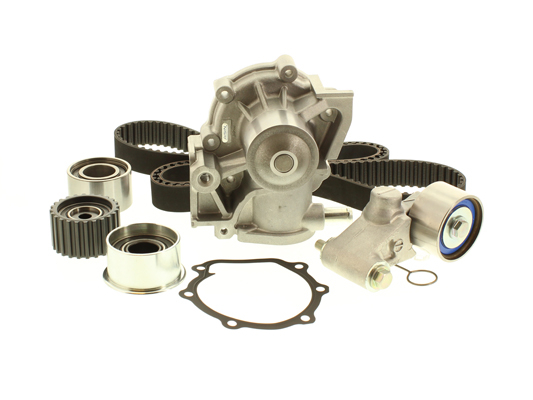 Set distributie (curea + intinzator + Pompa apa) potrivit SUBARU FORESTER, IMPREZA, LEGACY III, OUTBACK 1.6 2.0 2.5 08.97-06.09