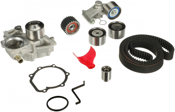 Set distributie (curea + intinzator + Pompa apa) potrivit SUBARU FORESTER, IMPREZA, LEGACY IV 1.5 1.5LPG 2.0 06.05-