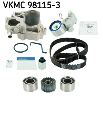 Set distributie (curea + intinzator + Pompa apa) potrivit SUBARU FORESTER, IMPREZA, LEGACY IV 1.5-2.0LPG 06.05-