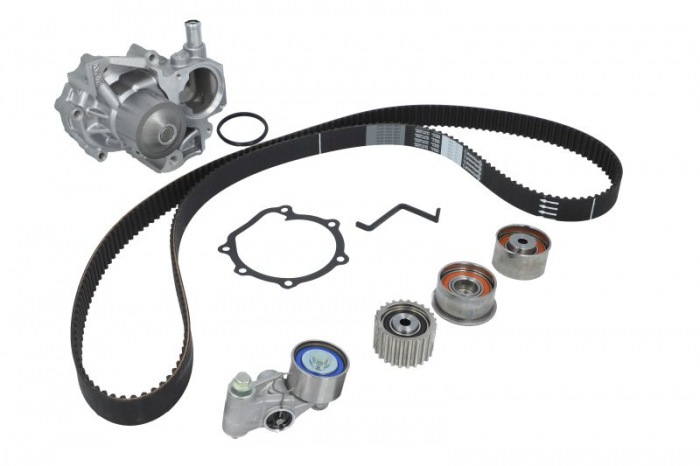 Set distributie (curea + intinzator + Pompa apa) potrivit SUBARU FORESTER, LEGACY IV 2.0 2.5 09.03-09.13