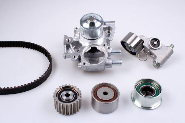 Set distributie (curea + intinzator + Pompa apa) potrivit SUBARU FORESTER, LEGACY IV, OUTBACK 2.0 2.5 06.02-
