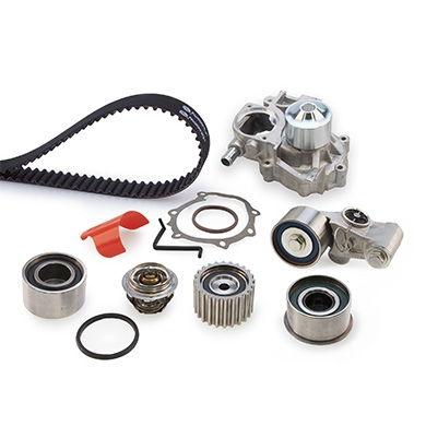 Set distributie (curea + intinzator + Pompa apa) potrivit SUBARU FORESTER, LEGACY IV, OUTBACK 2.0 2.5 09.03-09.13
