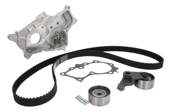 Set distributie potrivit TOYOTA AVENSIS, AVENSIS VERSO, COROLLA, COROLLA VERSO, PREVIA II, RAV 4 II 2.0D 1999-2008 (curea + intinzator + Pompa apa) [2]