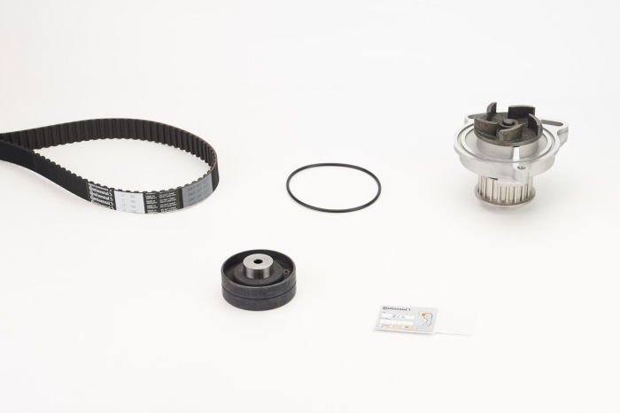 Set distributie (curea + intinzator + pompa apa) potrivit VOLVO 240, 740, 760, 780, 940, 960; AUDI 100 C2, 100 C3; VW LT 28-35 I, LT 40-55 I 2.0D/2.4D 08.78-06.96 [2]