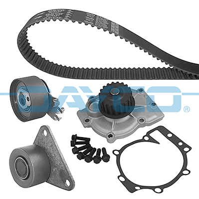 Set distributie (curea + intinzator + Pompa apa) potrivit VOLVO 850, C70 I, C70 II, S40 I, S40 II, S60 I, S60 II, S70, S80 I, S80 II, V40, V50, V70 I, V70 II 1.6-2.5ALK 09.93-02.17