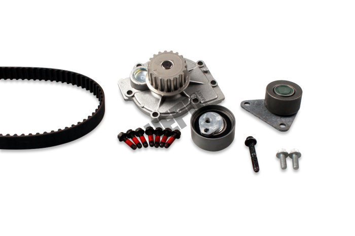 Set distributie potrivit VOLVO 850, C70 I, S40 I, S60 I, S70, S80 I, V40, V70 I, V70 II, XC70 I, XC90 I; RENAULT LAGUNA I, SAFRANE II 1.6-2.5 1993-2014 (curea + intinzator + pompa apa) [2]