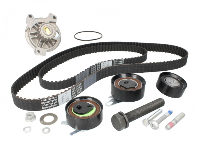 Set distributie (curea + intinzator + Pompa apa) potrivit VOLVO 850, S70, S80 I, V70 I, V70 II 2.5D 08.95-08.07 [2]