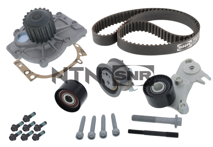 Set distributie potrivit VOLVO C30, C70 II, S40 II, S60 I, S60 II, S80 I, S80 II, S90 II, V40, V50, V60 I, V60 II, V70 II, V70 III 2.0-2.4DH dupa 2001 (curea + intinzator + pompa apa) [2]