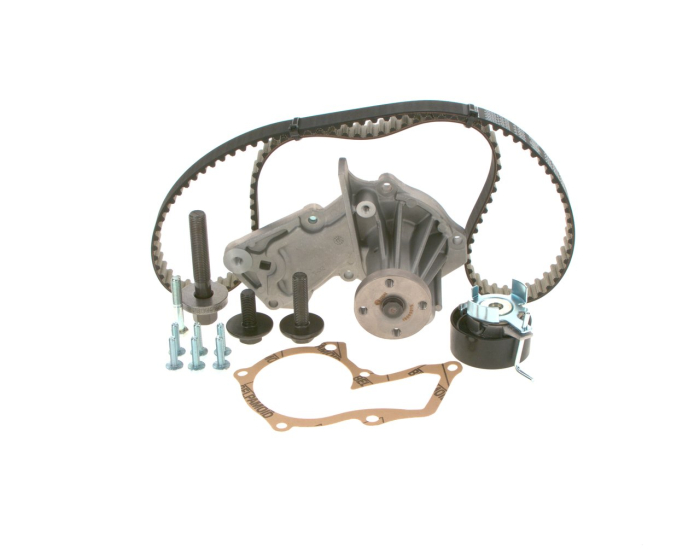 Set distributie potrivit VOLVO C30, S40 II, V50; FORD B-MAX, C-MAX, C-MAX II, ECOSPORT, FIESTA, FIESTA V, FIESTA VI, FOCUS C-MAX 1.2-1.6LPG dupa 2001 (curea + intinzator + pompa apa) [2]