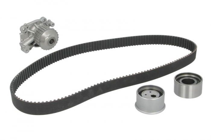 Set distributie (curea + intinzator + Pompa apa) potrivit VOLVO S40 I, V40; MITSUBISHI CARISMA, LANCER VI, PAJERO PININ I, SPACE STAR 1.8 07.95-06.06