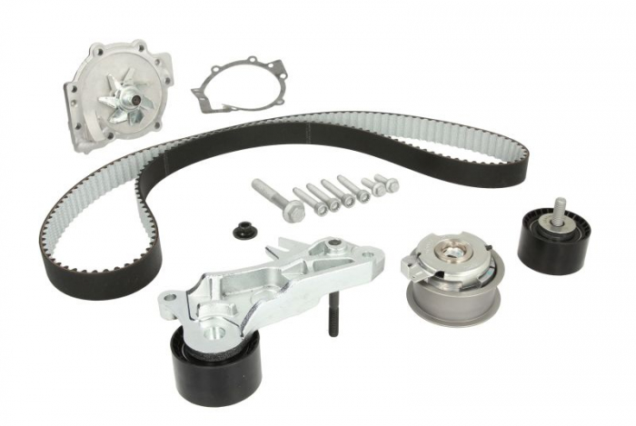 Set distributie (curea + intinzator + Pompa apa) potrivit VOLVO S60 II, S80 II, S90 II, V40, V60 I, V60 II, V70 III, V90 II, XC40, XC60 I, XC60 II, XC70 II, XC90 II 2.0/2.0D 09.13- [2]