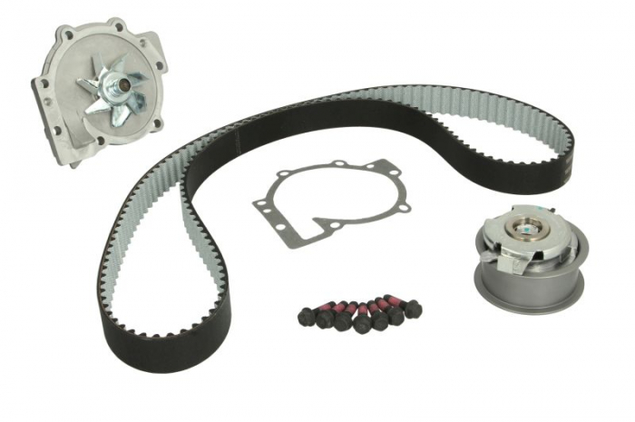 Set distributie (curea + intinzator + Pompa apa) potrivit VOLVO S60 II, S80 II, S90 II, V40, V60 I, V60 II, V70 III, V90 II, XC40, XC60 I, XC60 II, XC70 II, XC90 II 2.0D 09.13-