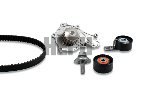 Set distributie potrivit VOLVO V40; MAZDA 2, 3 1.4D/1.6D 2004-2016 (curea + intinzator + Pompa apa) [2]