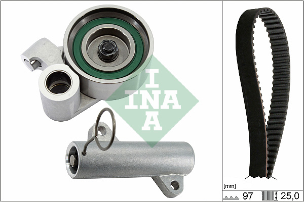 Set distributie (curea + pinion) potrivit TOYOTA CAMRY, DYNA, FORTUNER, HIACE   COMMUTER V, HIACE IV, HIACE V, HILUX, HILUX VI, HILUX VII, LAND CRUISER 90 2.5D 3.0 3.0D 04.95-
