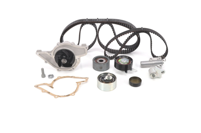 Set distributie (curea + pompa apa) cu rulouri set 3 buc potrivit AUDI A4 B5, A4 B6, A4 B7, A6 C5, A8 D2, ALLROAD C5; SKODA SUPERB I; VW PASSAT B5, PASSAT B5.5 2.5D 01.97-03.08 [2]