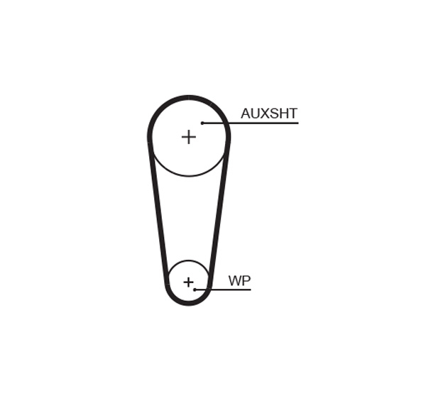 Set distributie (curea + pompa apa) potrivit AUDI A1, A3, A4 B9, A5, Q2, Q3; CUPRA FORMENTOR, LEON, LEON SPORTSTOURER; SEAT ALHAMBRA, ATECA, IBIZA IV, IBIZA IV SC 1.0-1.6 04.11- [3]