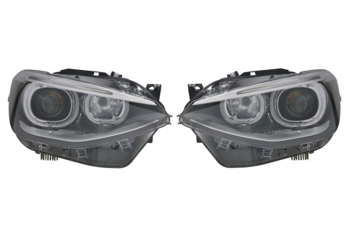 Set faruri stanga dreapta (H7 H7 LED PY21W W21W, set, culoare semnalizator: alb) potrivit BMW 1 (F20), 1 (F21) 07.11-