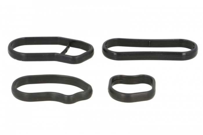 Set garnituri radiator ulei potrivit BMW 2 (F45), 2 GRAN TOURER (F46), 2 GRAN TOURER VAN (F46), I8 (I12), I8 (I15), X1 (F48), X2 (F39); MINI (F55), (F56), (F57), CLUBMAN (F54) 1.2-2.0D 09.13-