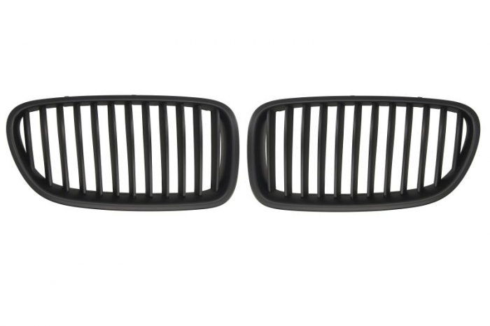 Set grile radiator negru potrivit bmw seria 5 f10, 5 f11 2.0-4.4 06.09-02.17 2009-2013