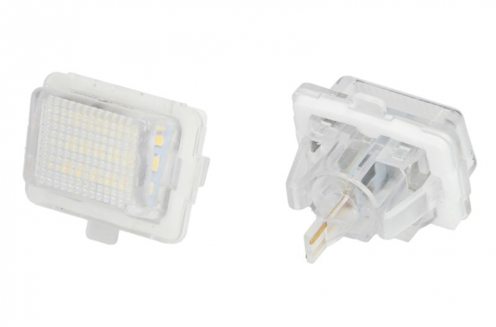 Set lampa numar inmatriculare LED 12V, MERCEDES Clasa C (C204), C T-MODEL (S204), C (W204), E (C207), E T-MODEL (S212), E (W212), S (C216), S (W221) dupa 2005