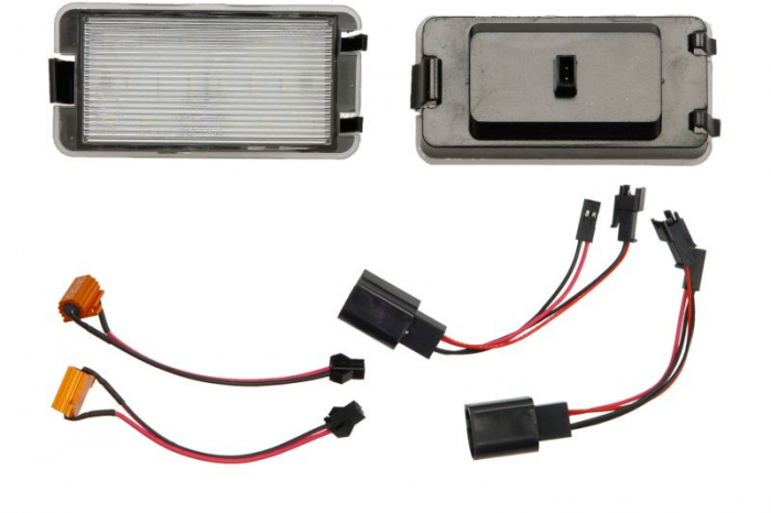 Set lampa numar inmatriculare LED 12V, SEAT AROSA, CORDOBA, IBIZA III, LEON, TOLEDO III 1993-2009