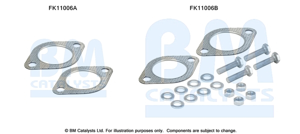 Set montaj esapament BM11006 potrivit VOLVO C30, C70 II, S40 II, S80 II, V50, V70 III; FORD C-MAX, FOCUS C-MAX, FOCUS II 2.0D 2003-2015 [2]