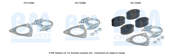 Set montaj esapament BM11038 ALFA ROMEO 159, BRERA, SPIDER 1.9D/2.4D intre 2005-2012 [2]