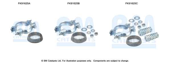 Set montaj esapament potrivit RENAULT TWINGO I 1.2 1996-2007 [3]