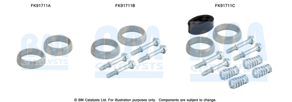 Set montaj esapament potrivit SUZUKI GRAND VITARA II 1.6/2.0 2005-2015 [2]