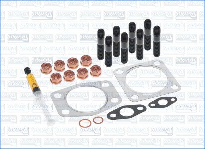 Set montaj turbocompresor (cu garnitura) potrivit AUDI 100 C4, 200 C2, 200 C3, 80 B4, A6 C4, COUPE B3, QUATTRO; KIA SORENTO I 2.1 2.2 2.5D 10.79-12.11