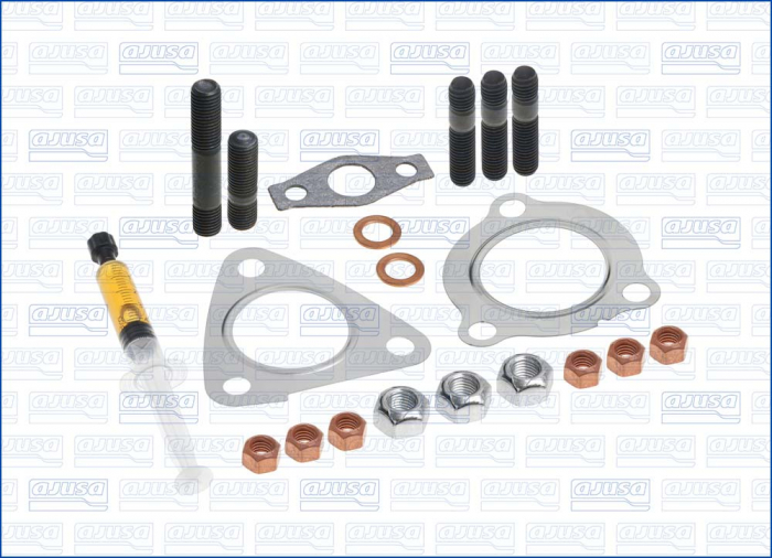 Set montaj turbocompresor (cu garnitura) potrivit HYUNDAI I30, SONATA V, TUCSON; KIA CARENS II, CARENS III, CEE D, MAGENTIS II, SPORTAGE II 2.0D 02.05-03.13