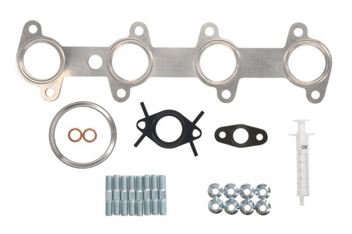 Set montaj turbocompresor potrivit ALFA ROMEO 159; FIAT CROMA, CROMA KOMBI, GRANDE PUNTO, SEDICI; OPEL ZAFIRA B MINIVAN; SAAB 9-3; SUZUKI SX4 1.9D 09.04-