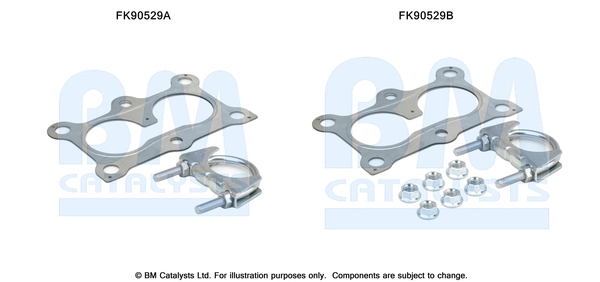 Set montare sistem easpament potrivit AUDI A3; SEAT LEON, TOLEDO II; SKODA OCTAVIA I; VW BORA, BORA I, GOLF IV, NEW BEETLE 1.6 1996-2010 [3]