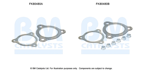 Set montare sistem easpament potrivit AUDI A6 ALLROAD C6, A6 C6 2.7D/3.0D 2004-2011 [2]