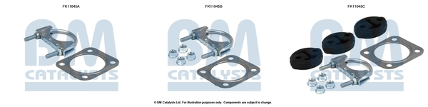 Set montare sistem easpament potrivit FORD TRANSIT, TRANSIT TOURNEO 2.2D 2006-2014 [2]