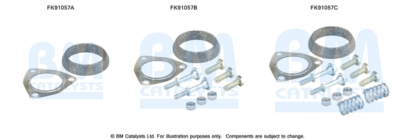 Set montare sistem easpament potrivit HONDA CR-V II 2.0 2001-2007 [3]