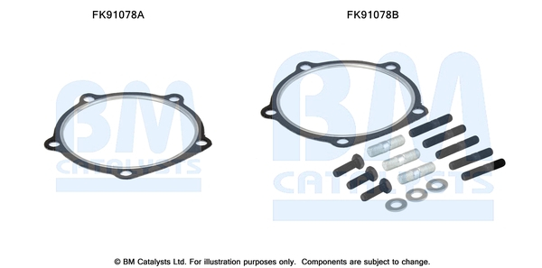Set montare sistem easpament potrivit HYUNDAI SANTA FÉ I, TRAJET; KIA MAGENTIS 2.0/2.4 2000-2008 [3]
