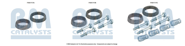 Set montare sistem easpament potrivit NISSAN MICRA IV, NOTE 1.2 dupa 2010 [3]