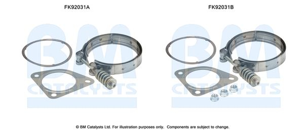 Set montare sistem esapament potrivit OPEL ASTRA J, ASTRA J GTC, CORSA D, INSIGNIA A; SAAB 9-5 1.6 11.06-
