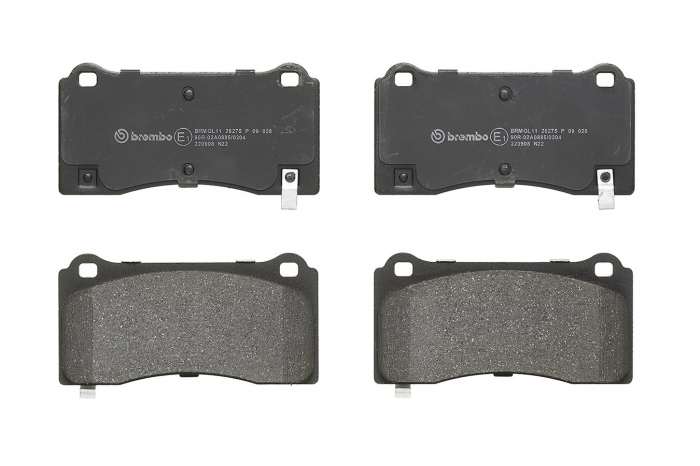 Set placute frana Fata (cu suplimente; cu un tampon de amortizare), potrivit TESLA MODEL 3, MODEL Y Electric 01.17- [2]
