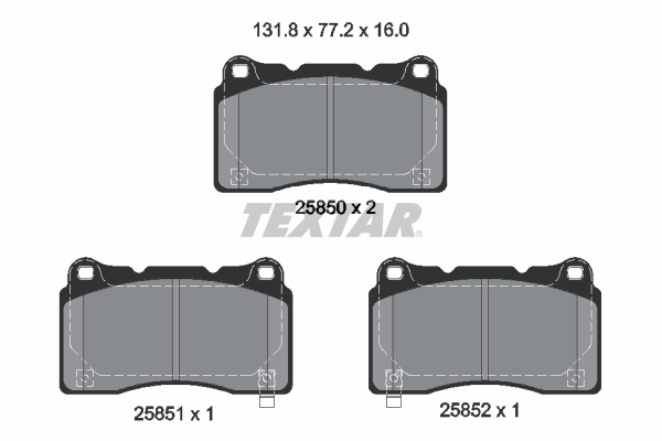 Set placute frana Fata potrivit ALFA ROMEO GIULIETTA; HONDA CIVIC X, CIVIC XI; RENAULT MEGANE III 1.6D 1.8 2.0 11.08-